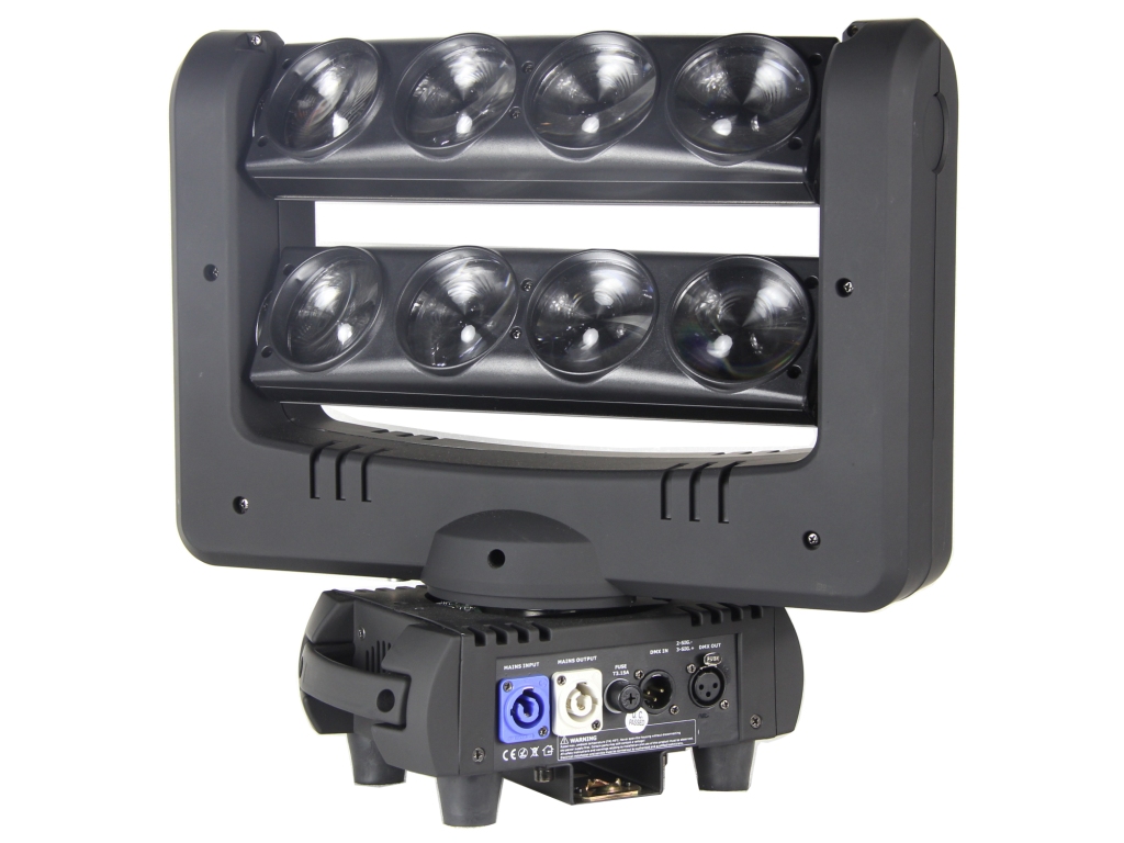 Led Effect Light:8x10w RGBW/White Cree LEDs